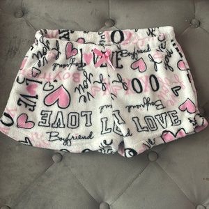 I love my boyfriend pajama shorts